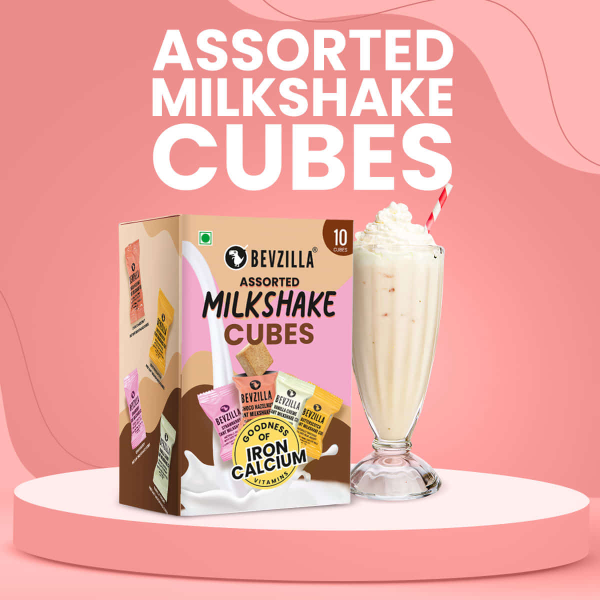 Assorted Milkshake Cubes