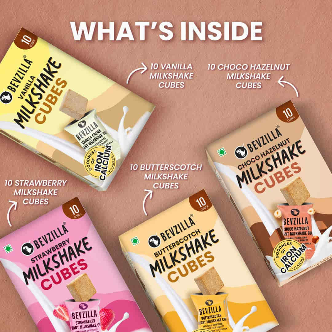 Milkshake Cubes Combo (All 4 Flavours)