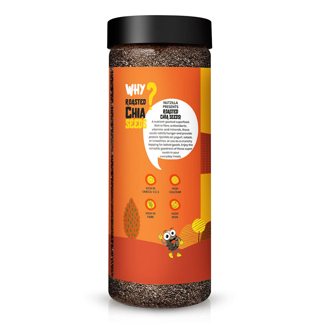 Nutzilla Roasted Chia Seeds