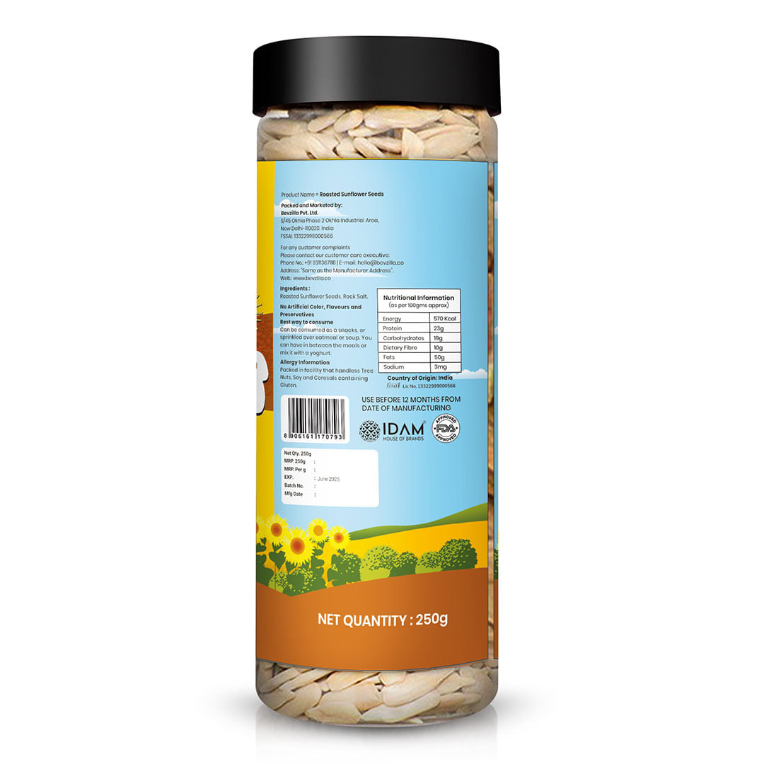 Nutzilla Roasted Sunflower Seeds
