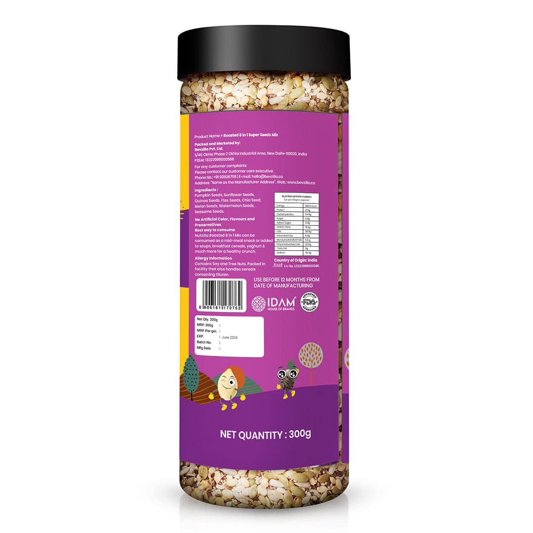 Nutzilla 8 in 1 Superseeds Mix