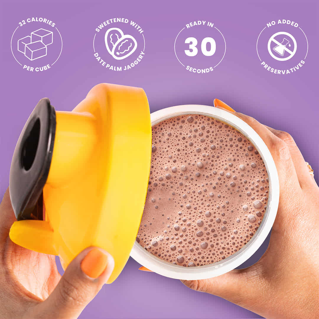 8 Flavoured Milkshake Cubes + Shaker