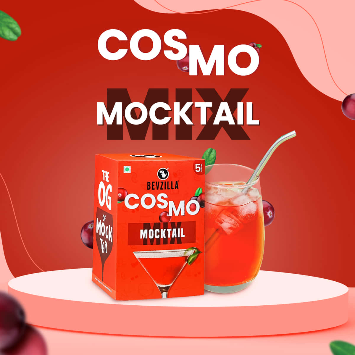 Cosmopolitan Mocktail Mixers | 5 Pouches