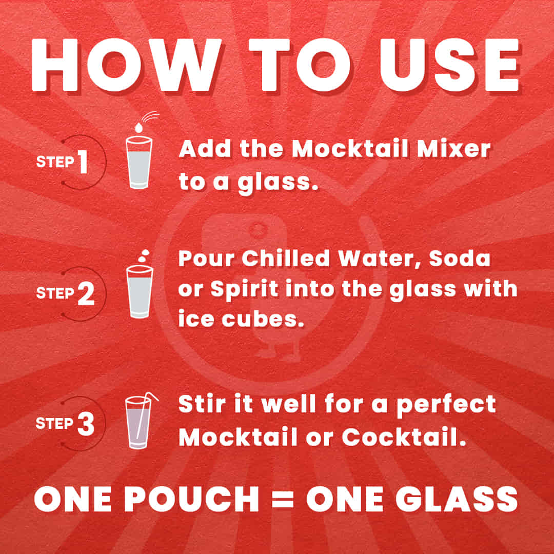 Cosmopolitan Mocktail Mixers | 5 Pouches