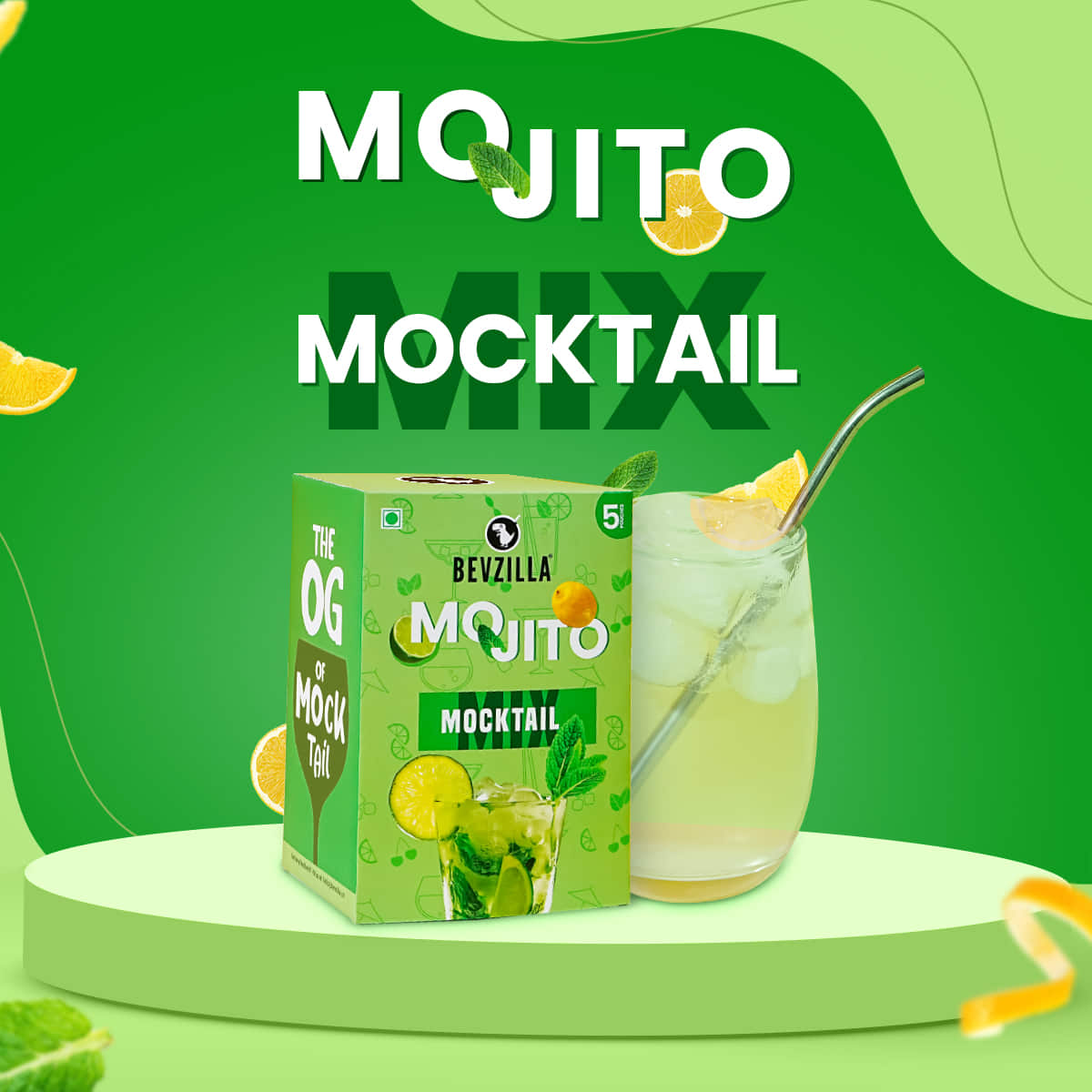 Mojito Mocktail Mixers | 5 Pouches