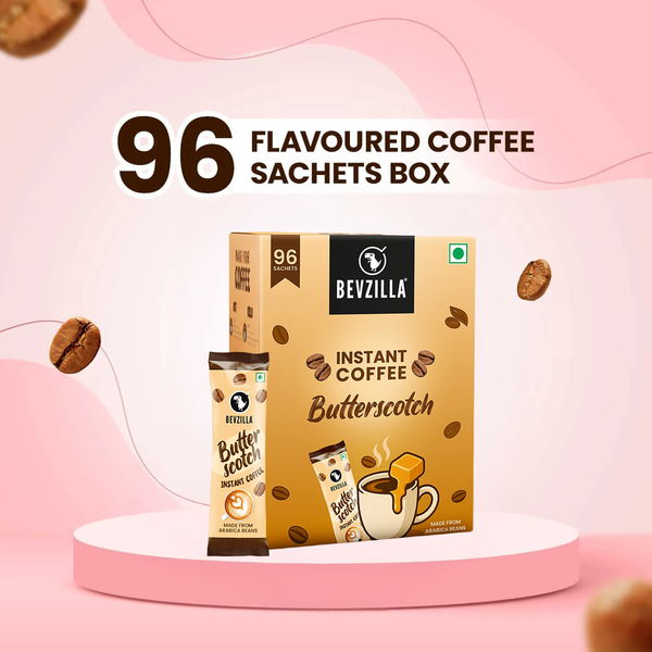 96 Butterscotch Coffee Sachets Box
