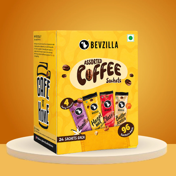 96 Sachets Assorted Coffee Powder Box