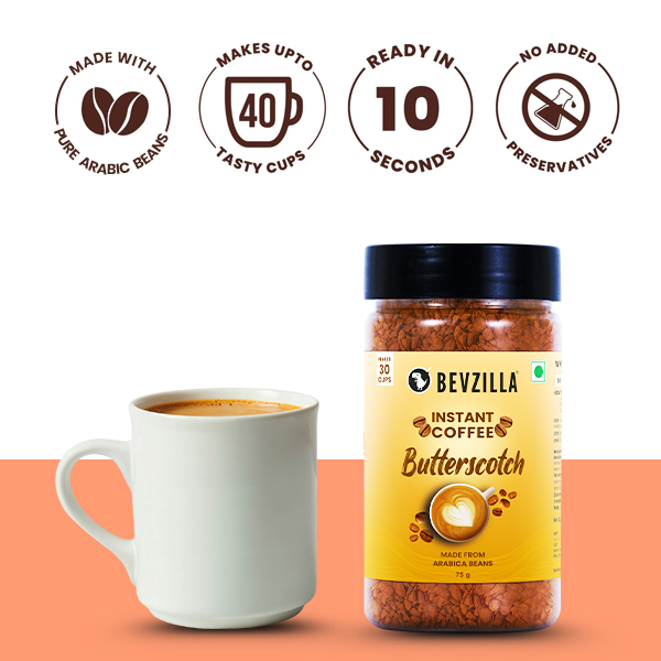 Butterscotch Coffee Jar (75 Grams)