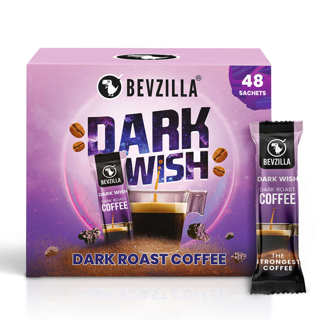 48 Dark Roast Coffee Sachets Box