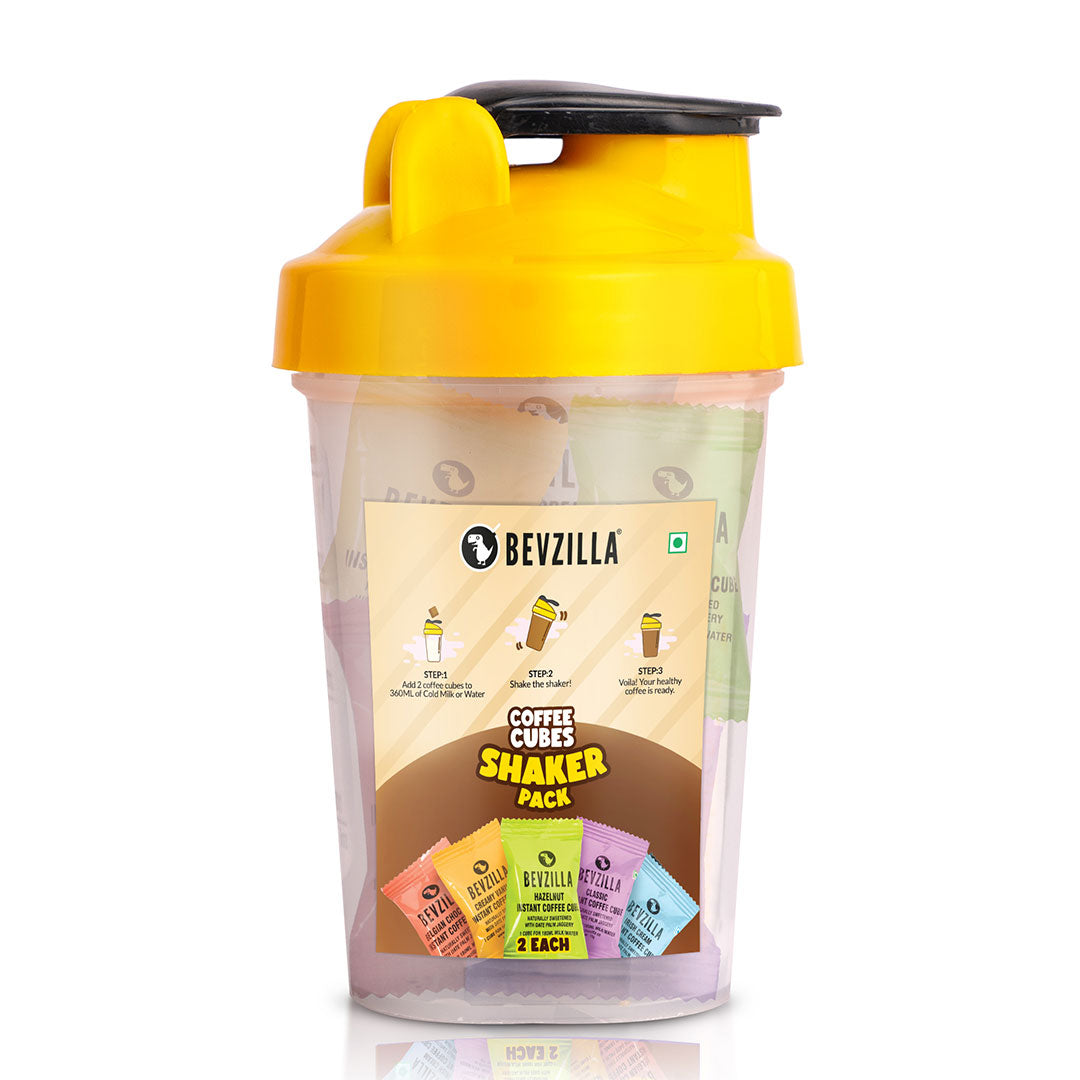10 Flavoured Coffee Cubes + Shaker– Bevzilla