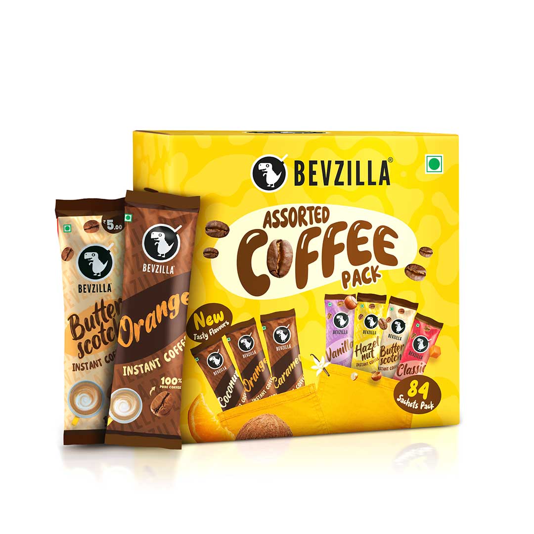 Powder Sachet Box 84 Sachets Assorted Coffee Powder Box– Bevzilla