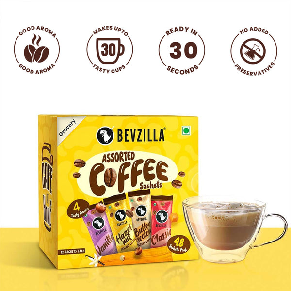 BVZ 48 INSTANT COFFEE ASSORTED BYOB