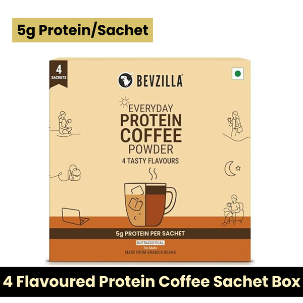 Everyday Protein Coffee - 4 Flavoured Sachets