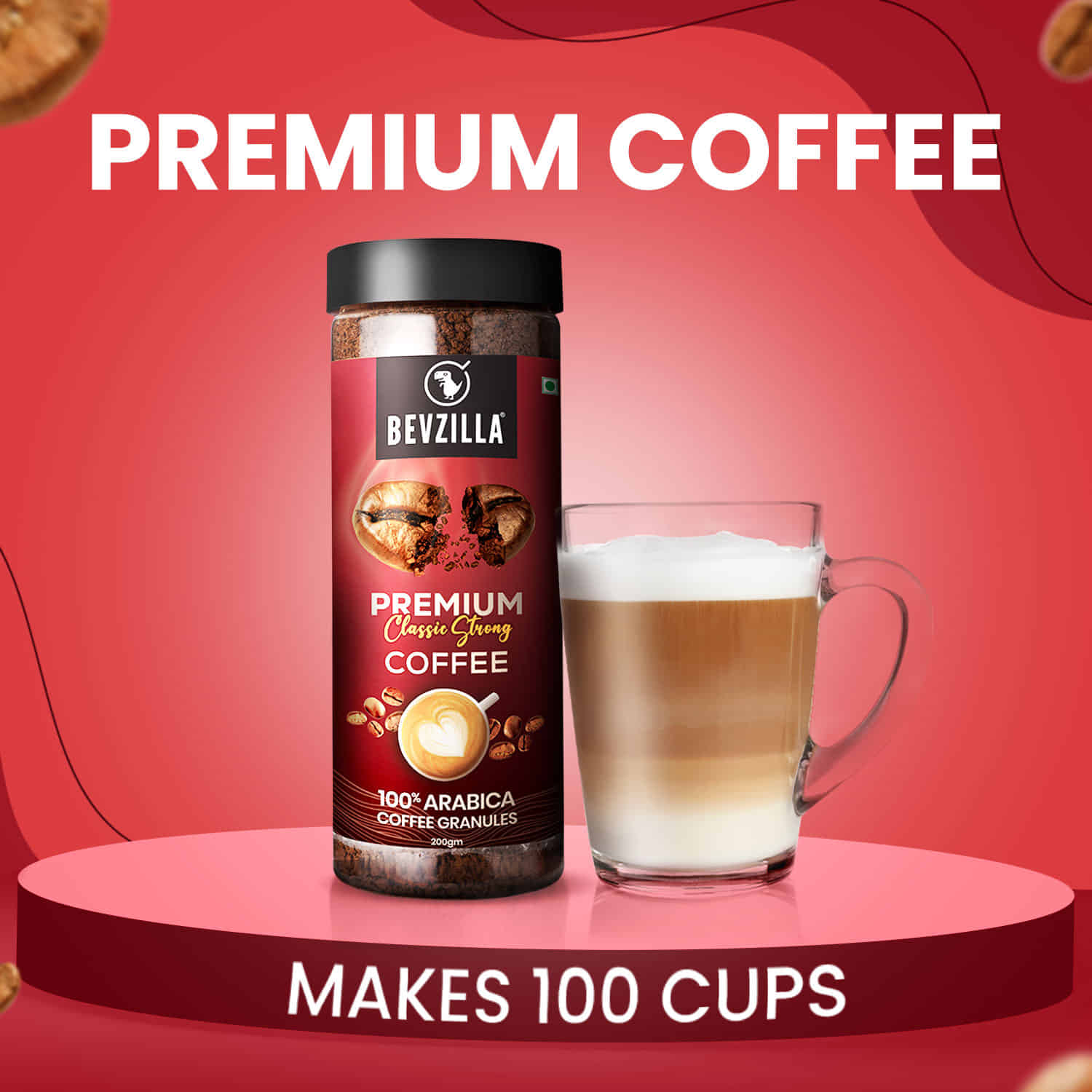 String Coffe Premium Classic Strong Coffee 200 GM Jar | Makes 100 Cups– Bevzilla
