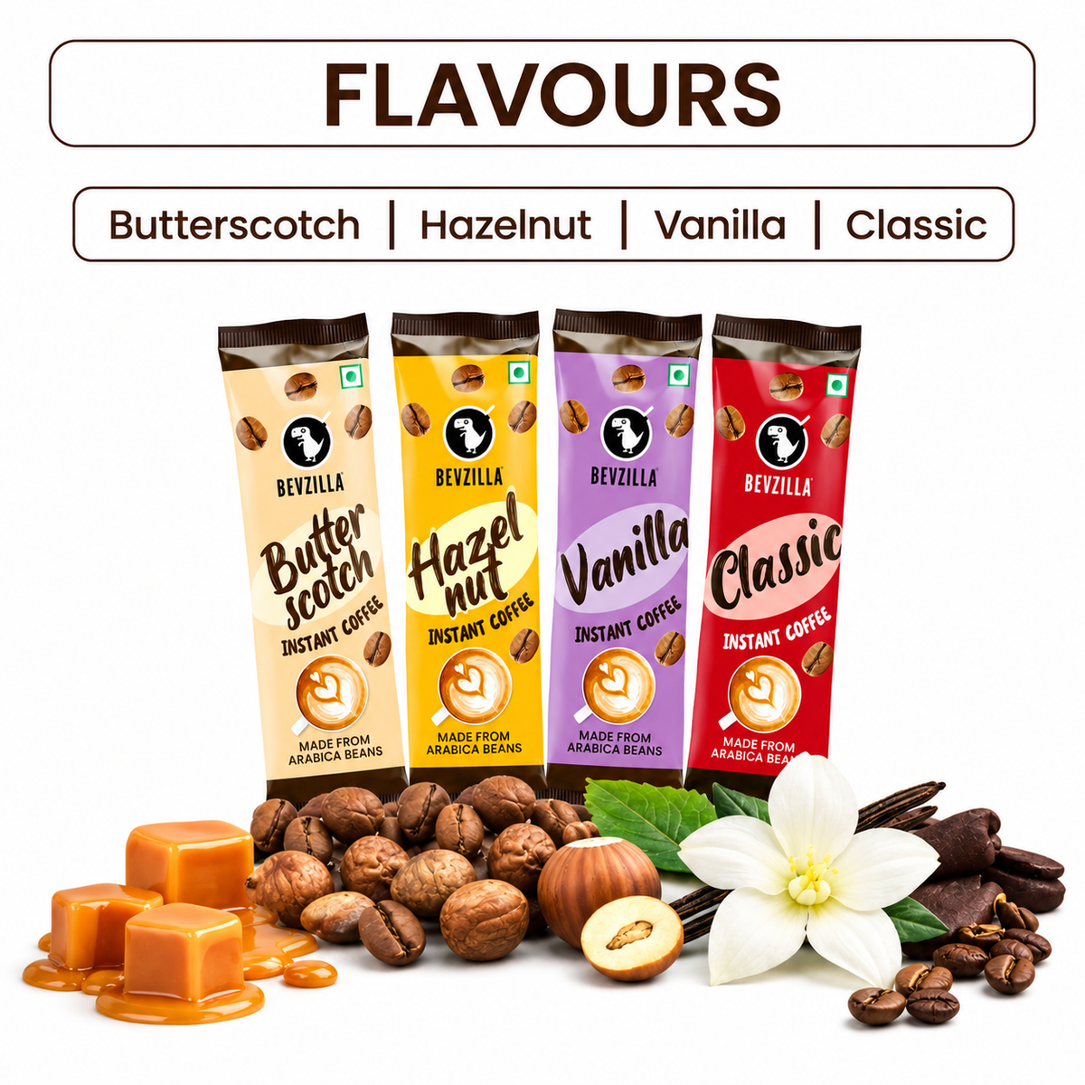 96 Sachets Assorted Coffee Powder Box– Bevzilla