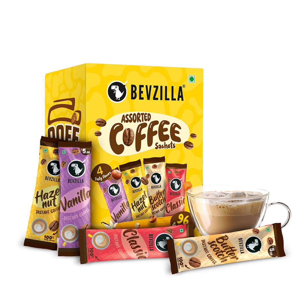 96 Sachets Assorted Coffee Powder Box (Free Gift)– Bevzilla