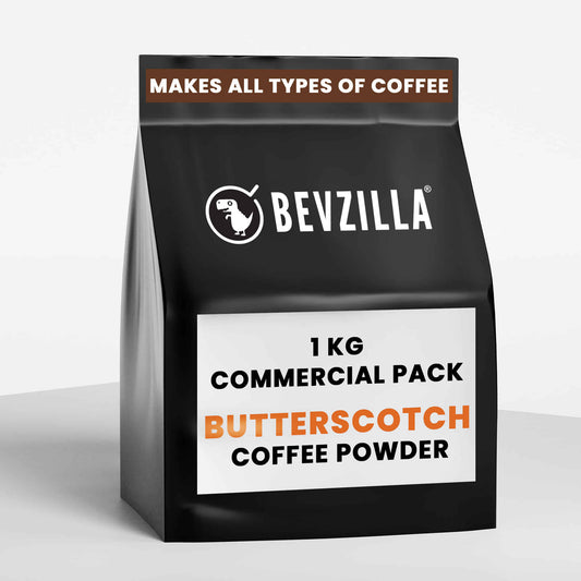 1 KG Butterscotch Instant Coffee Powder Commercial Pack