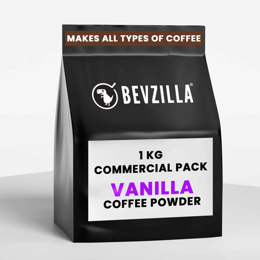 1 KG Vanilla Instant Coffee Powder Commercial Pack