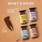 75GM x 4 Flavoured Coffee Jars with Free Electric Frother