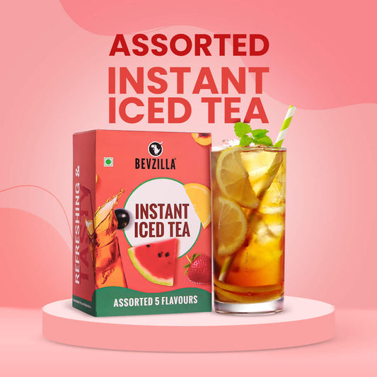 Iced Tea Powder 5 Assorted Flavours Pack