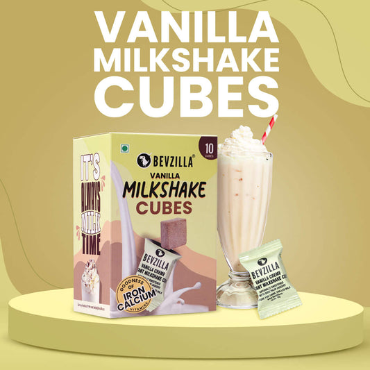 10 Vanilla Creme Milkshake Cubes