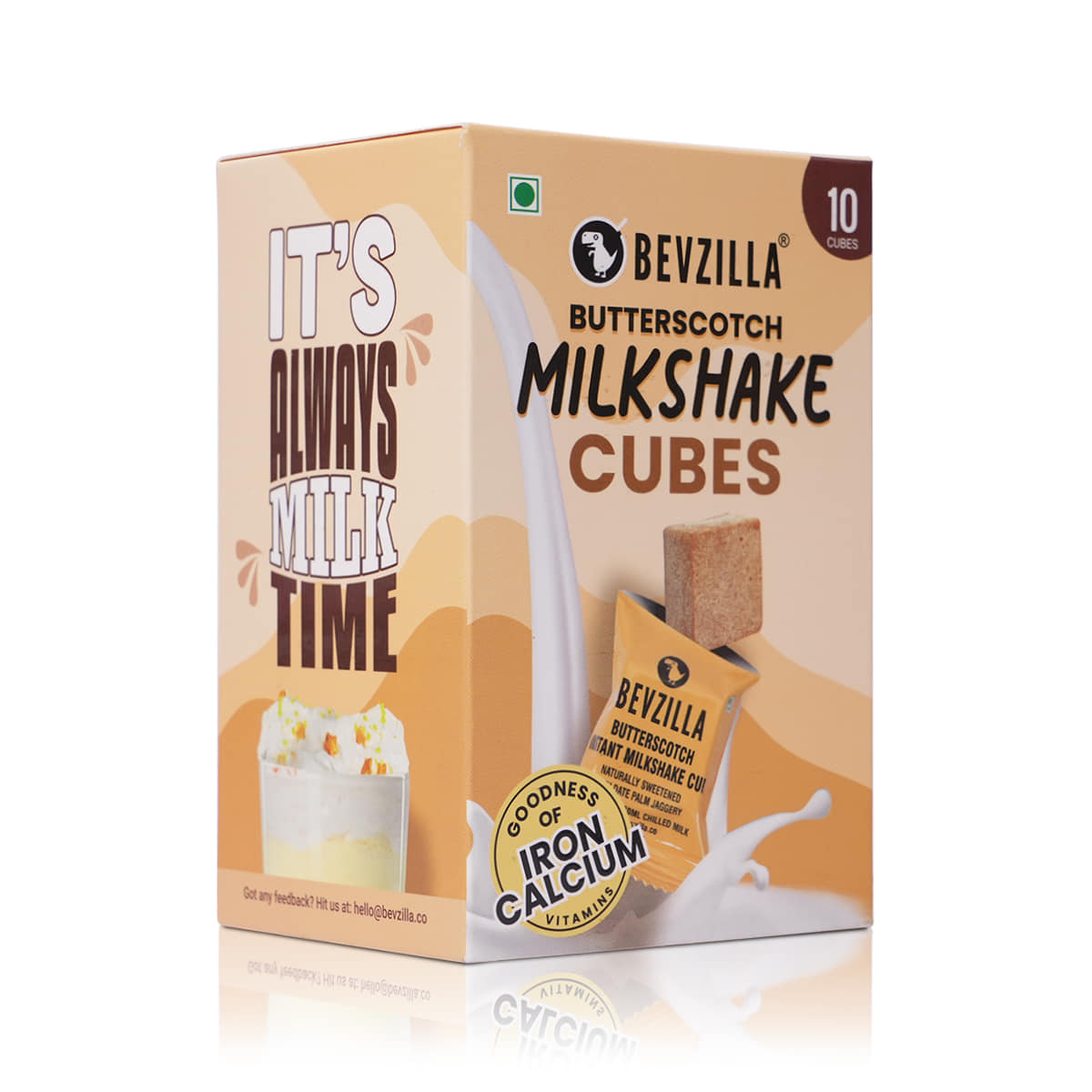 10 Butterscotch Milkshake Cubes