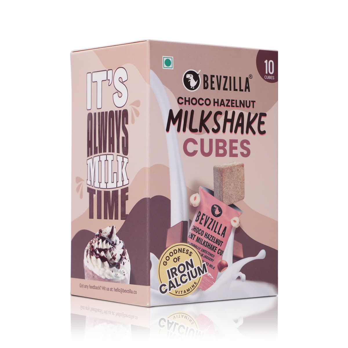 10 Choco Hazelnut Milkshake Cubes