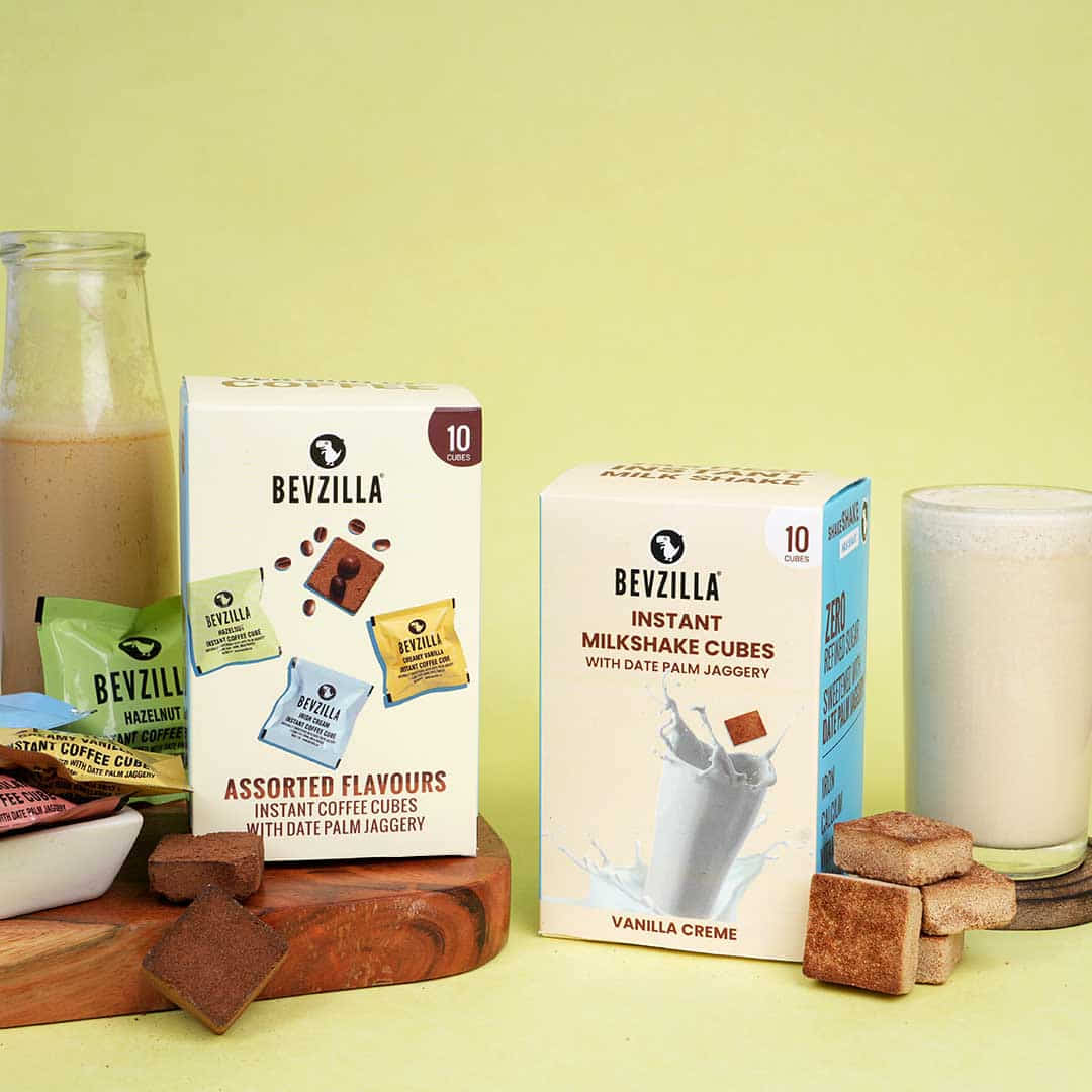 Shop Coffee and Vanilla Milkshake Cubes Online at Best Price– Bevzilla