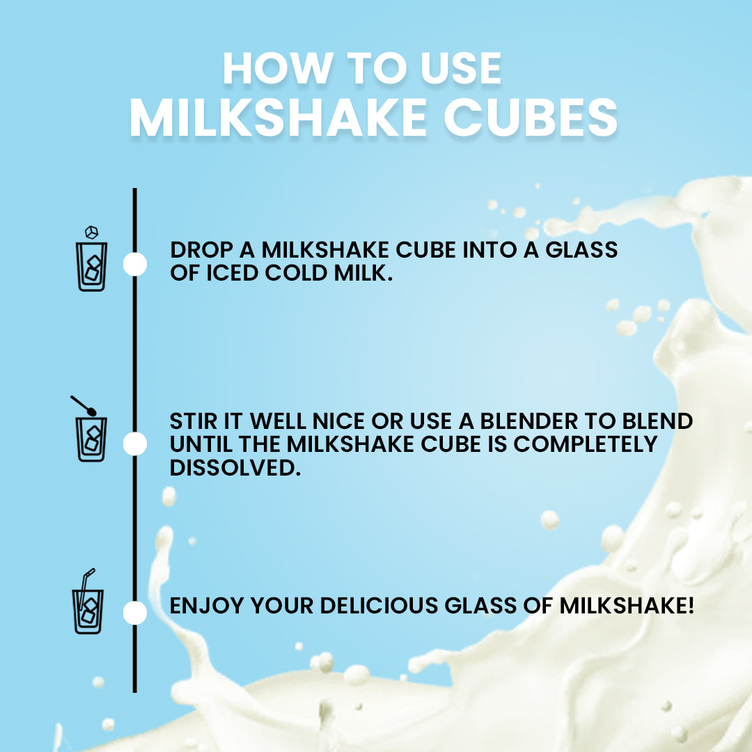 Milkshake Cubes Combo (All 4 Flavours)