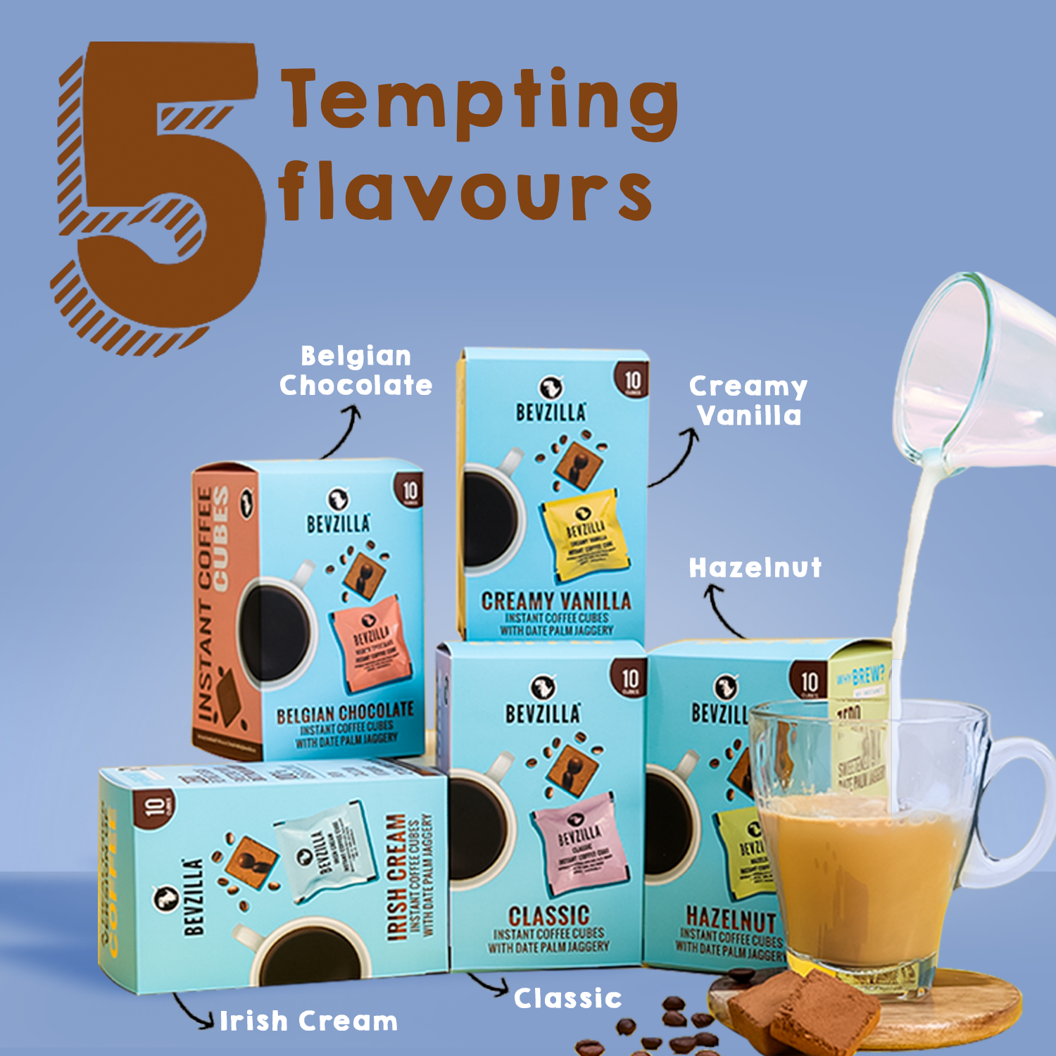 Buy Best Instant Coffee Cubes and Iced Tea Combo Pack Online– Bevzilla