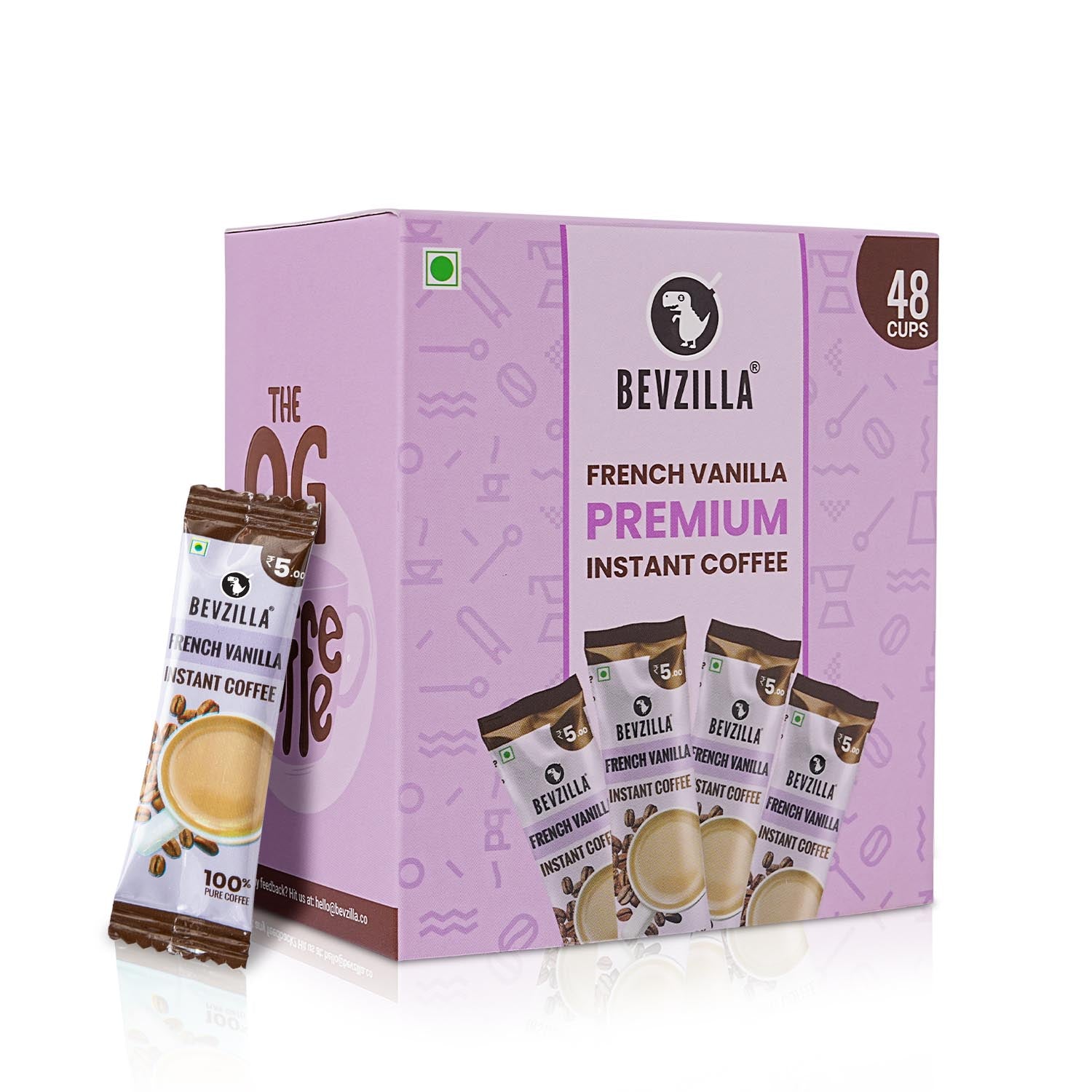 buy-bevzilla-s-french-vanilla-coffee-powder-box-i-48-sachets-at-best-price