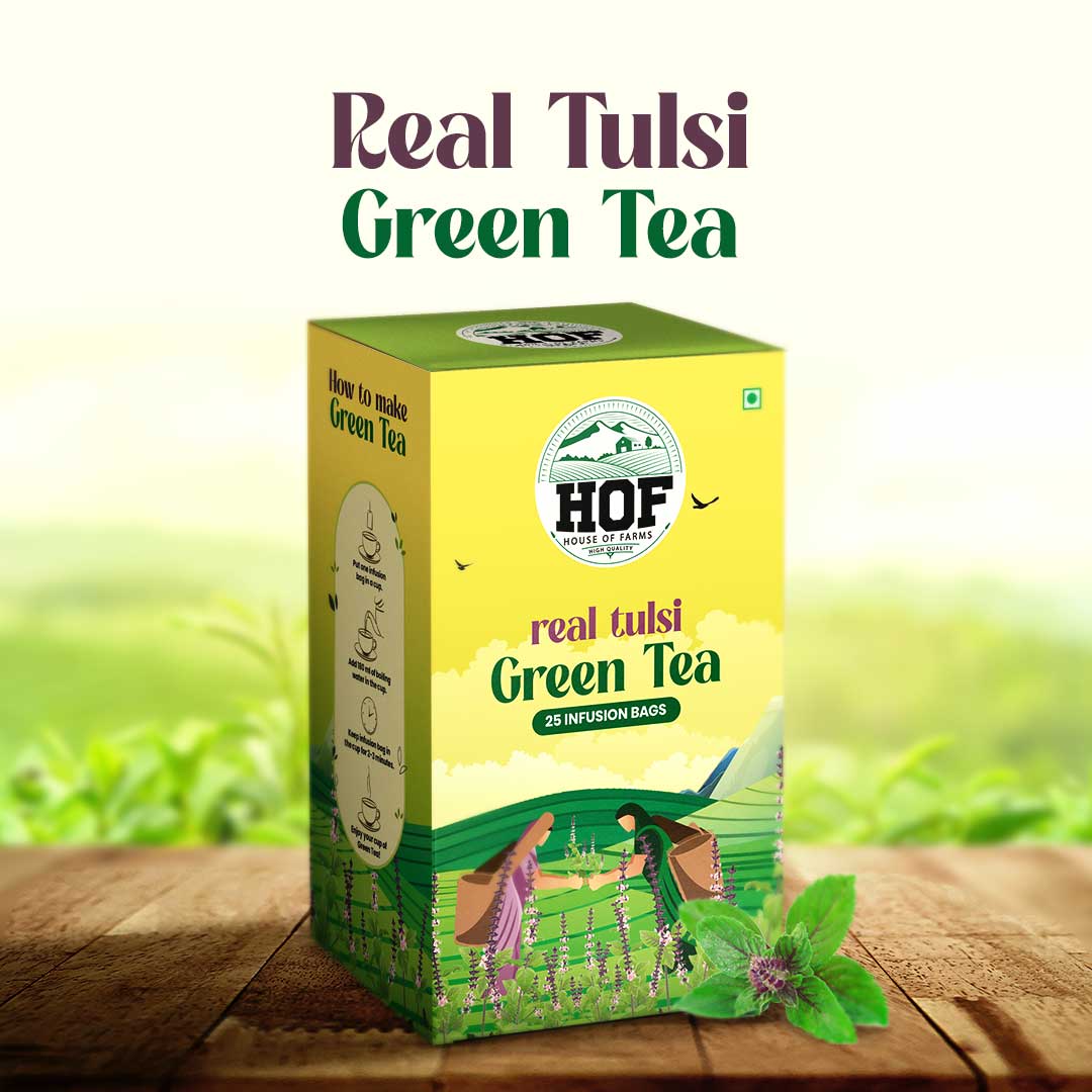 Immunity Booster Tulsi Green Tea with 25 Infusion Bags (50gms)