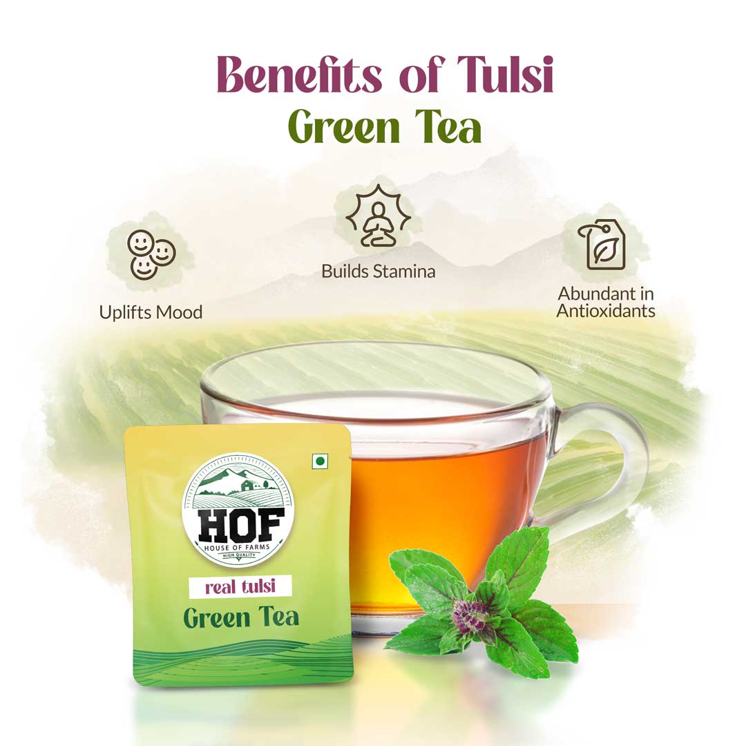 Immunity Booster Tulsi Green Tea with 25 Infusion Bags (50gms)